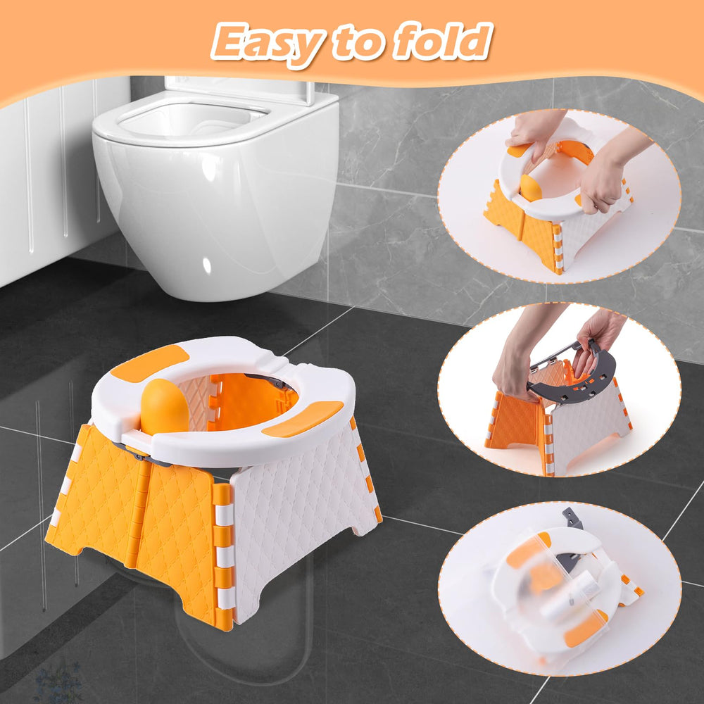 Yszawmx potty orange inner ring clearly sized for small toddlers.