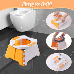 Yszawmx potty orange inner ring clearly sized for small toddlers.