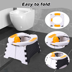 Yszawmx travel bag for toddler potty keeps essentials organized on trips.