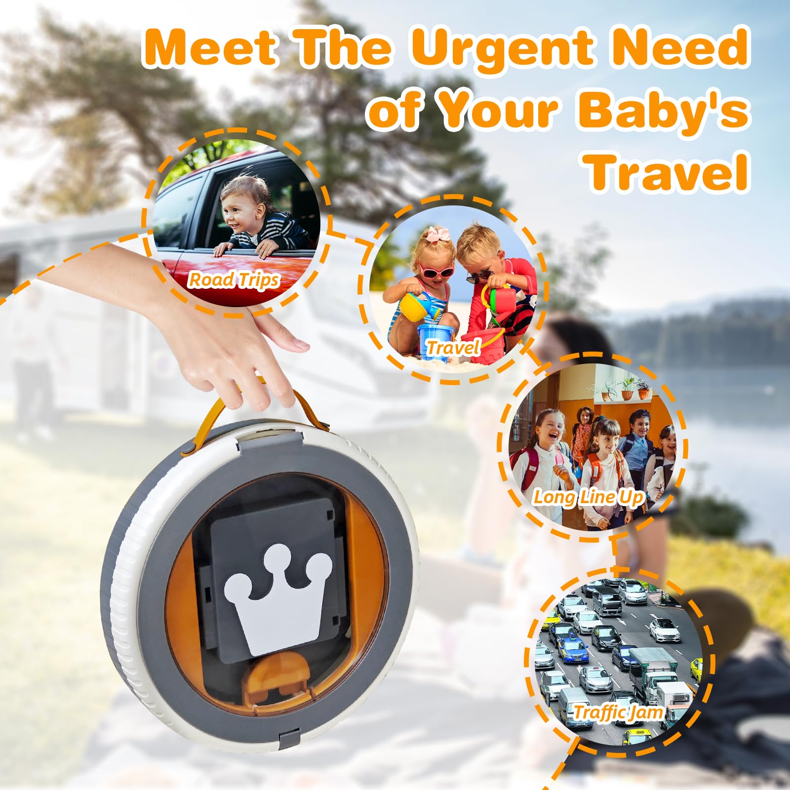 Yszawmx travel potty for kids offers portable hygiene while traveling.