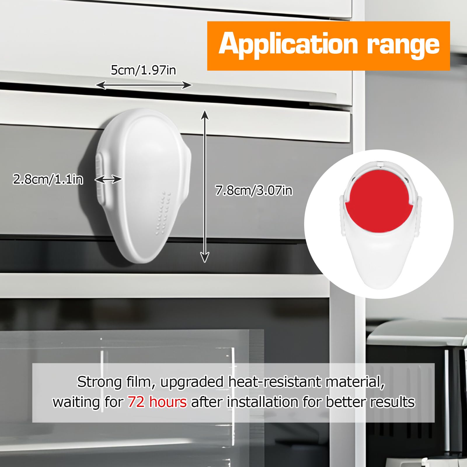 YTDSUP baby-proofing lock supports double protection for curious children.