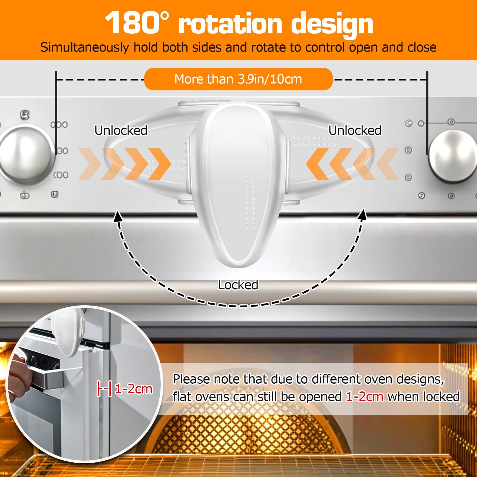 YTDSUP heat-resistant material works with most ovens and microwaves.