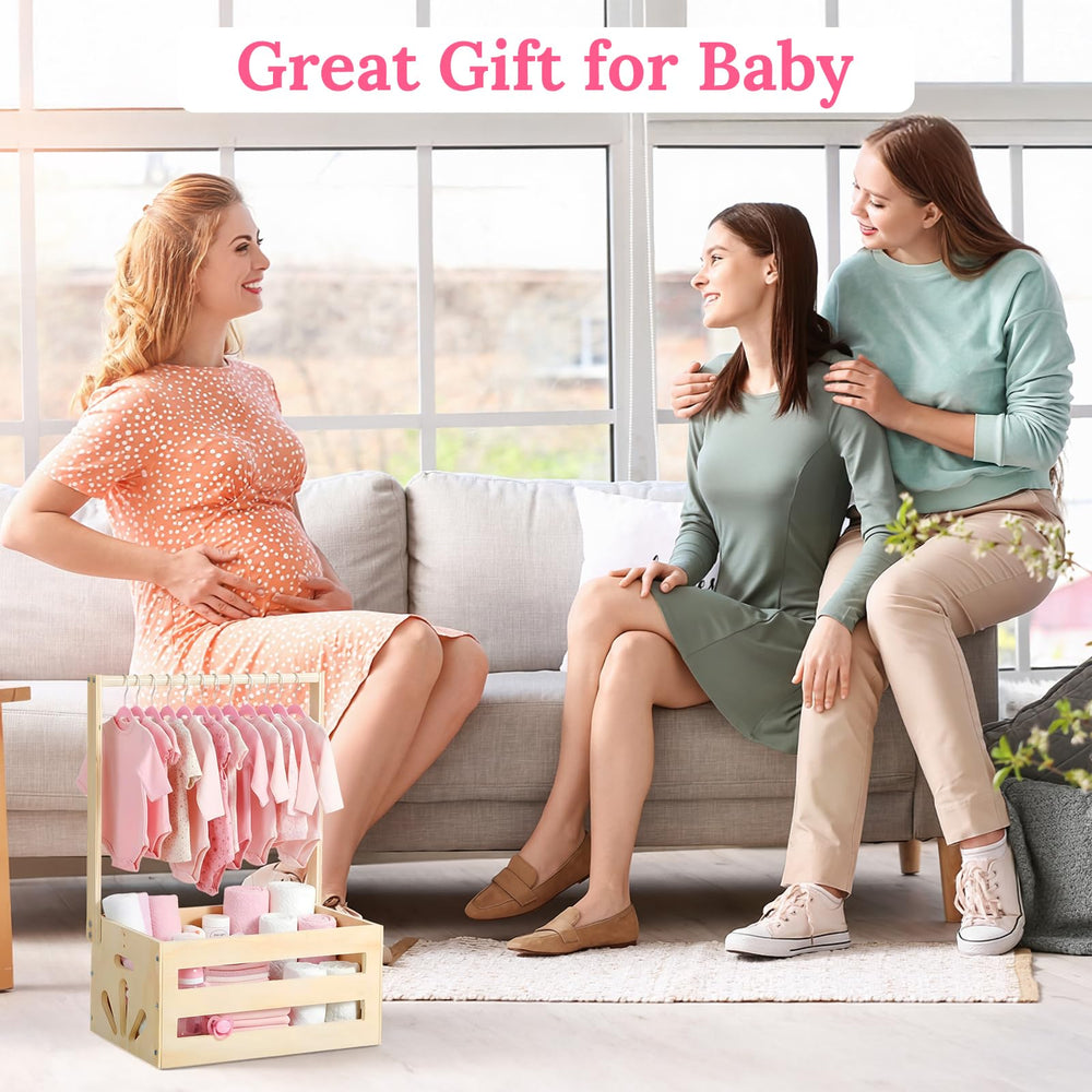 Yuanan baby shower gift idea display suggests elegant, personalized DIY gift.