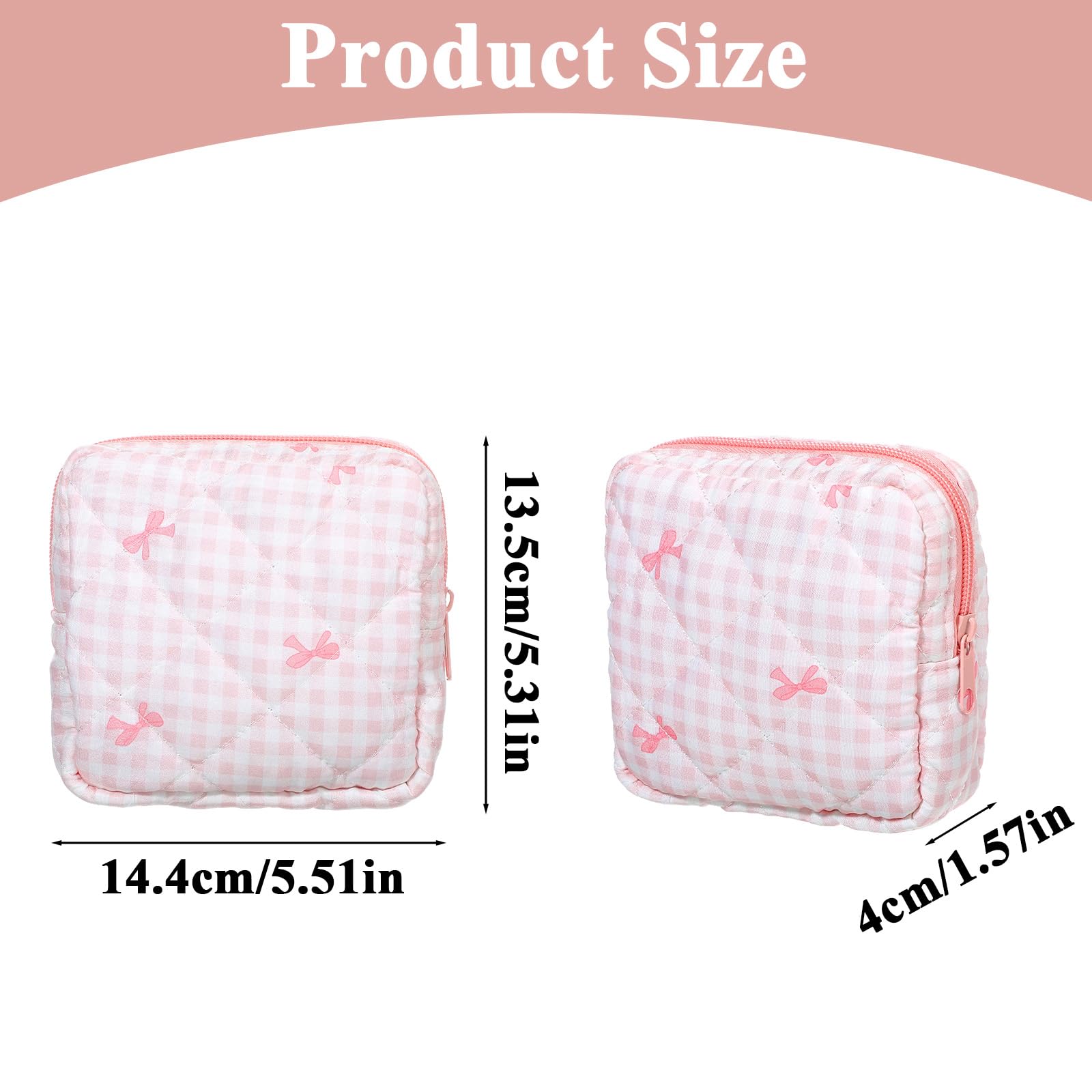 Yuanchu period bag pink discreet privacy for sanitary items.
