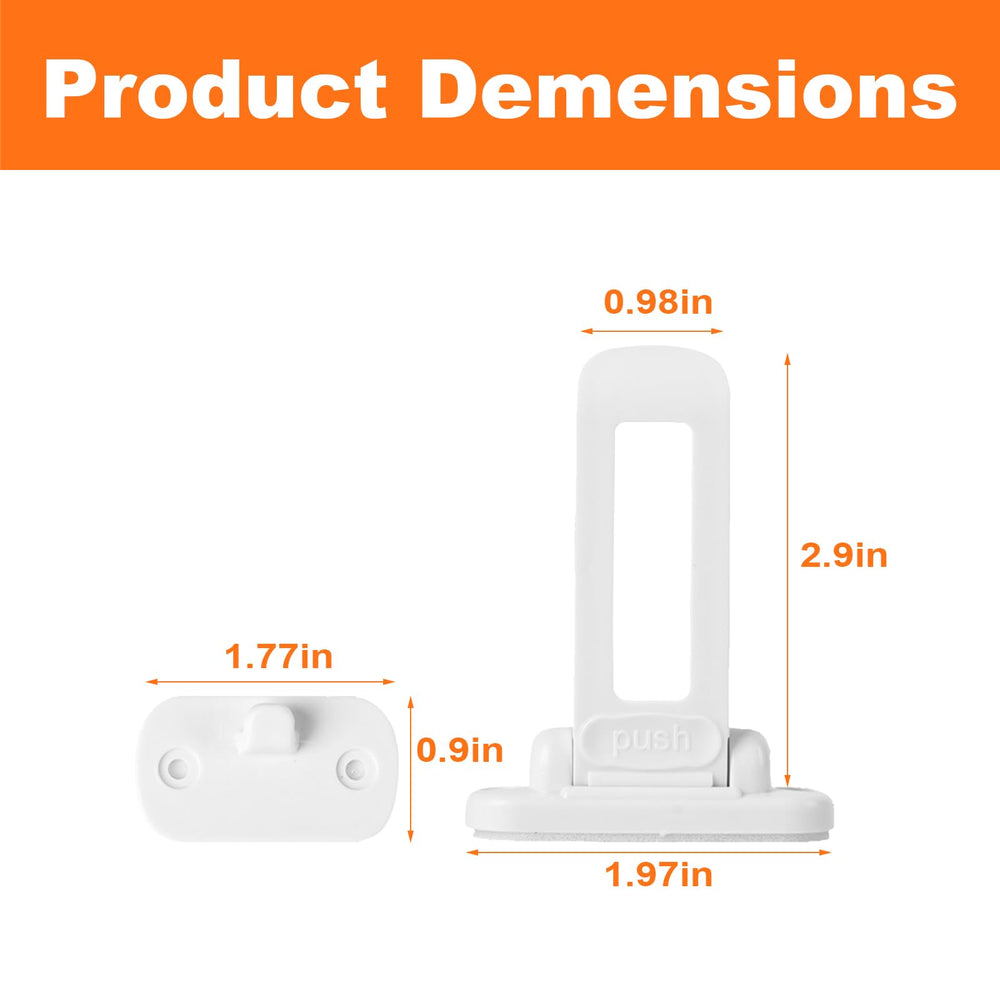 yuBiuBiu invisible foldable design keeps the locks hidden when not in use.