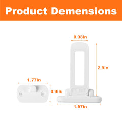 yuBiuBiu invisible foldable design keeps the locks hidden when not in use.