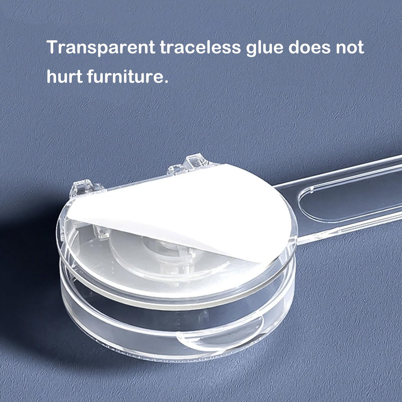 Yuentoen removal method shows dental floss or hairdryer to loosen adhesive easily