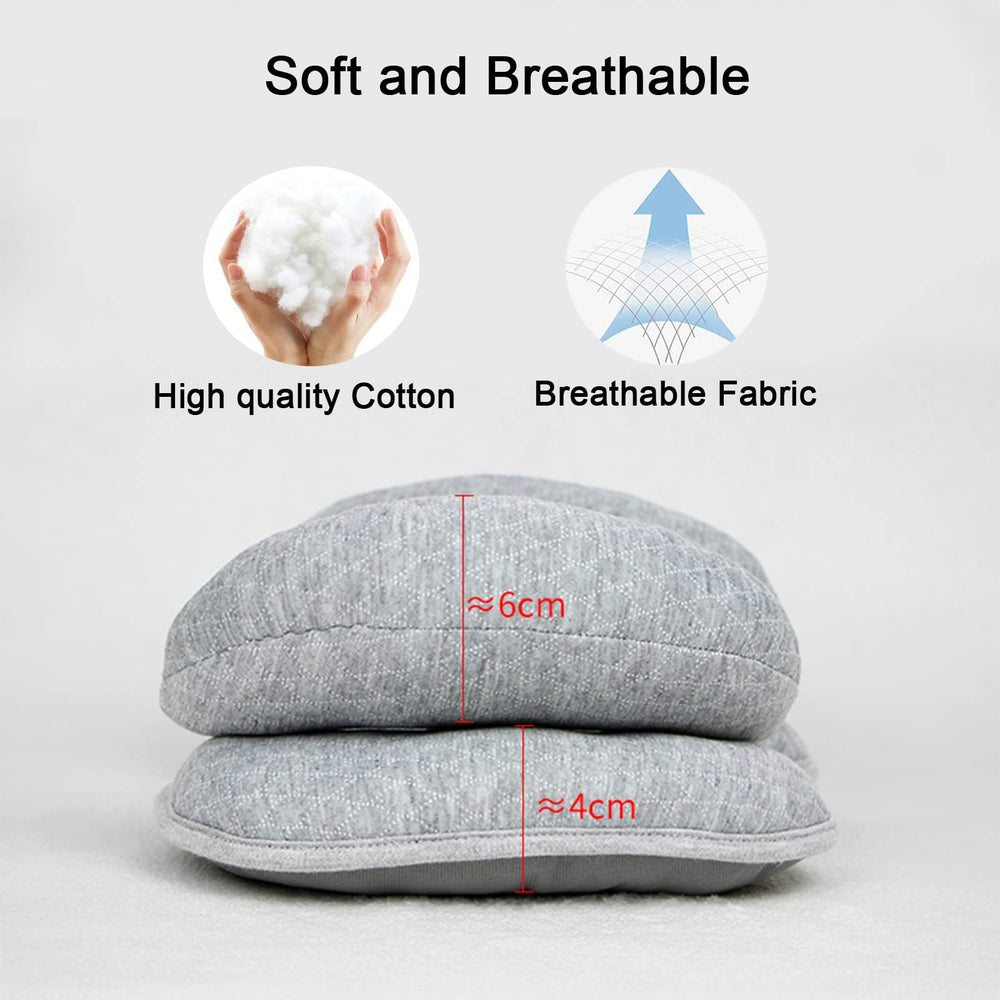 Yufiova adjustable pillow with Velcro straps adapts to growing toddlers for snug positioning