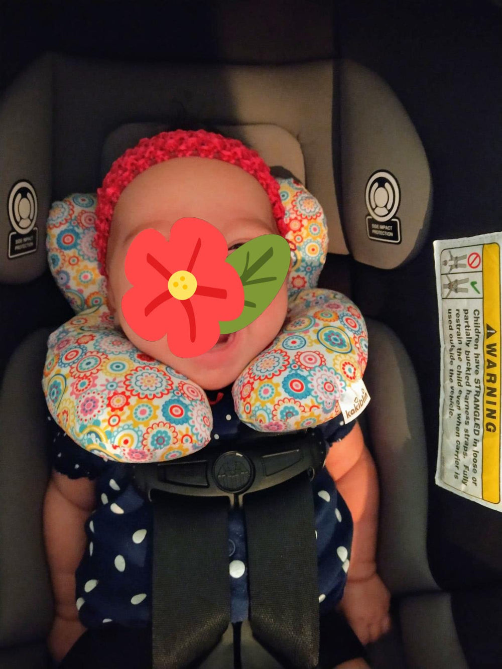 Yufiova Baby Travel Pillow machine washable for easy cleaning after trips