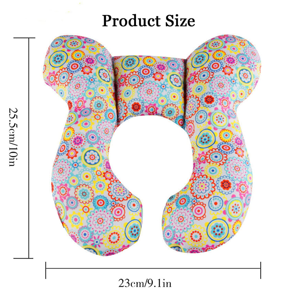 Yufiova Baby Travel Pillow multi-use comfort in stroller or crib