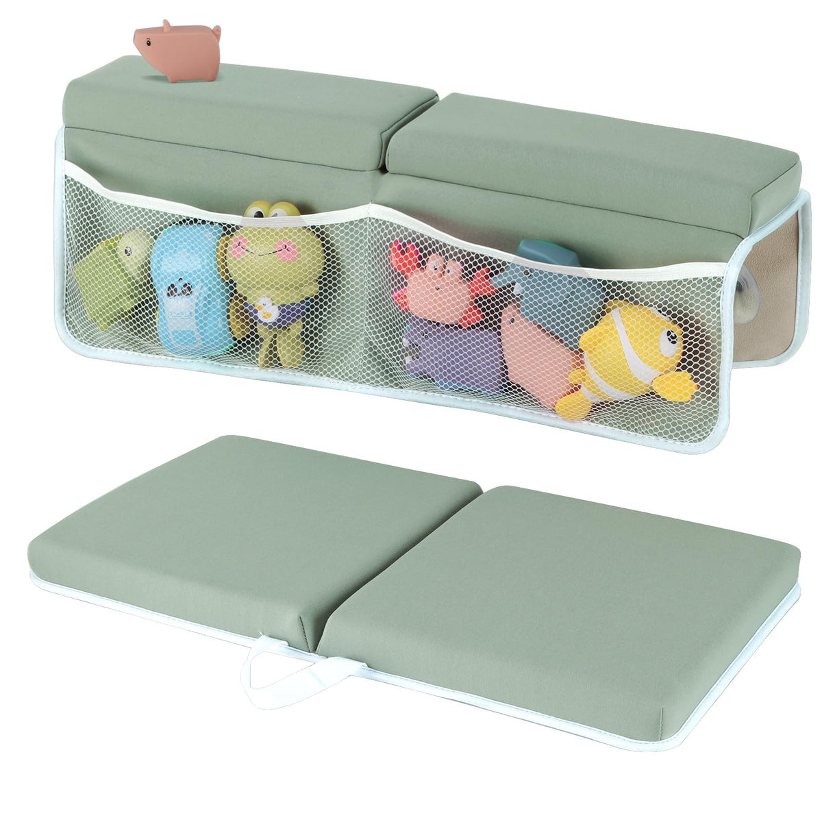 YUFIXO bath kneeler memory foam one-and-a-half-inch for comfortable bath time