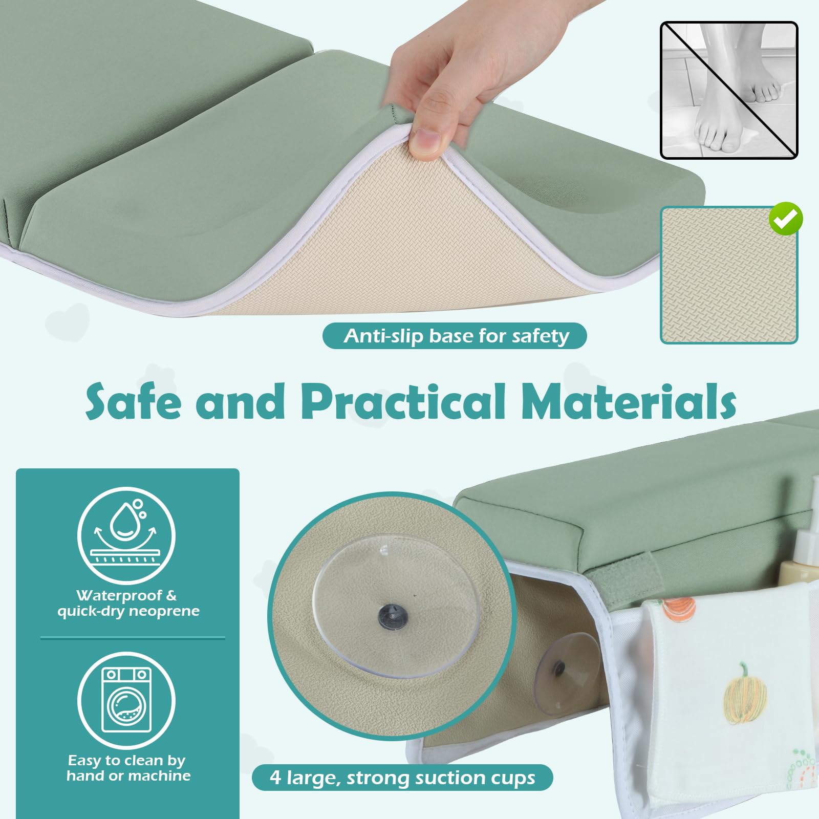 YUFIXO waterproof neoprene fabric is quick-dry and easy to wipe