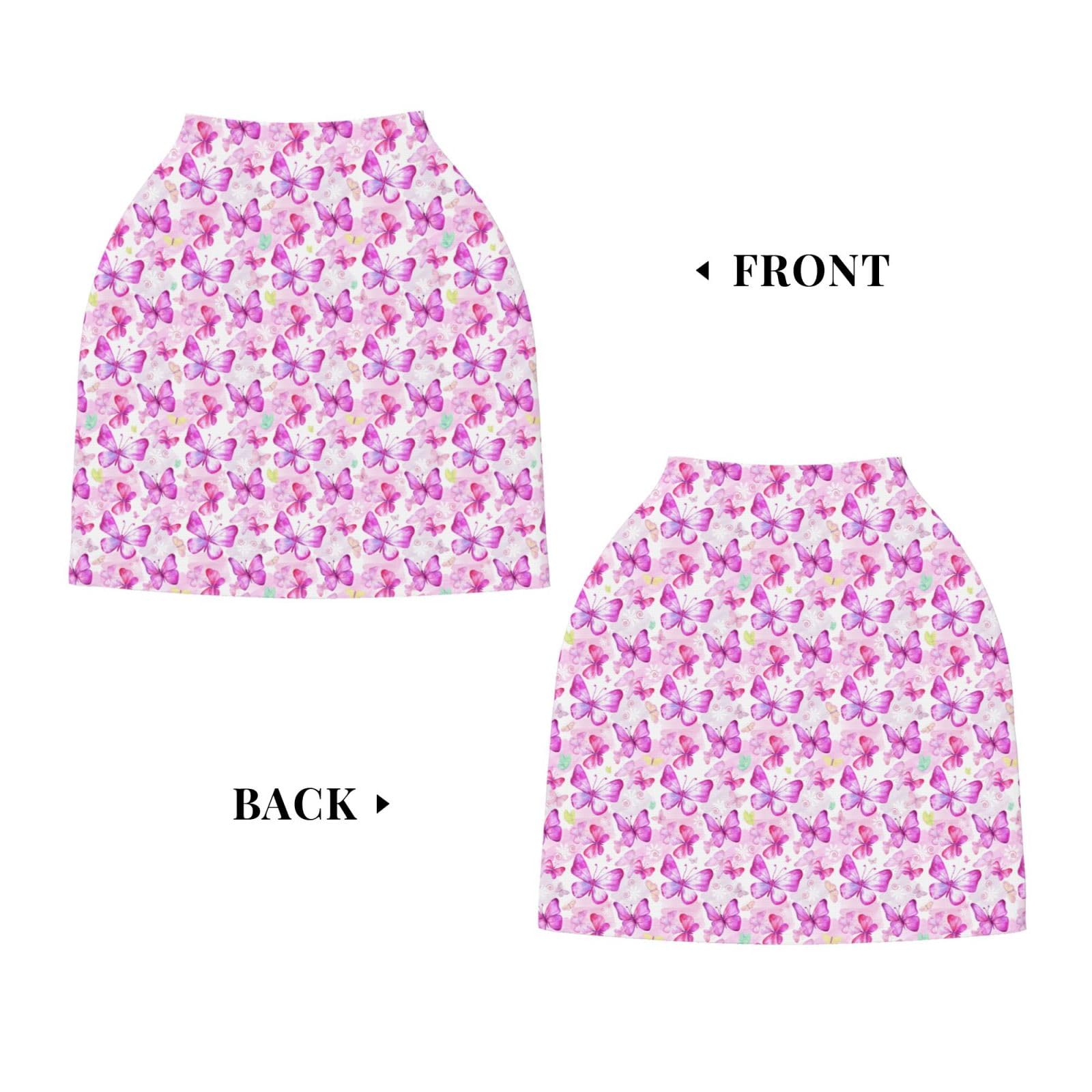 YUGUSNCH Butterfly burp cloth and blanket function in quick diaper tasks.