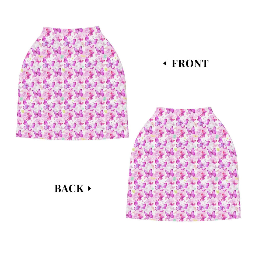 YUGUSNCH Butterfly burp cloth and blanket function in quick diaper tasks.