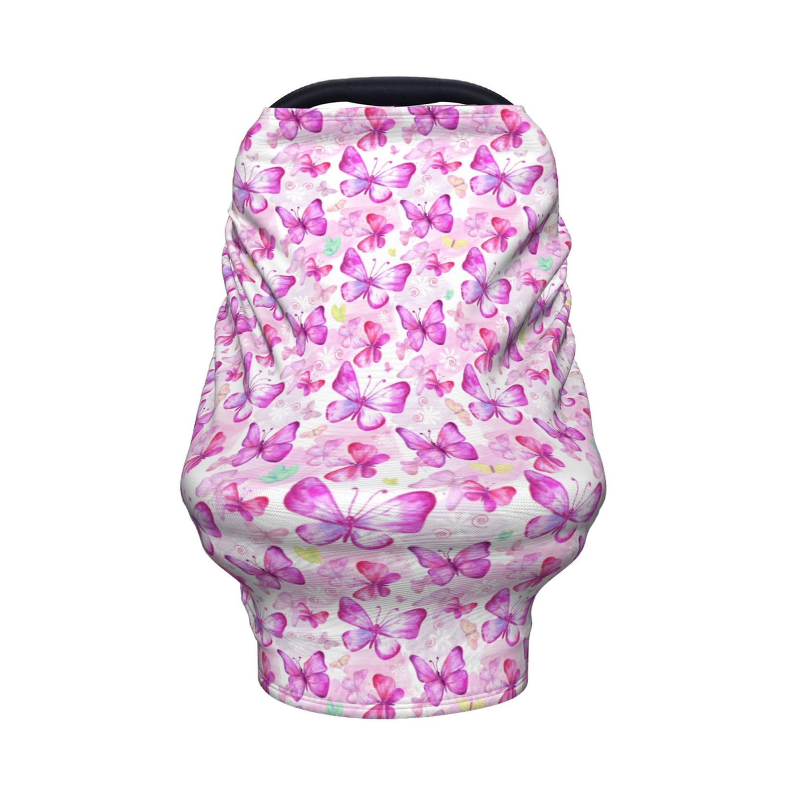 YUGUSNCH Butterfly canopy cover, nursing-friendly and private for breastfeeding moments.