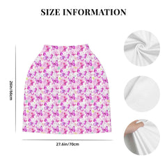 YUGUSNCH Butterfly nursing cover offers airy, soft fabric against baby’s skin.