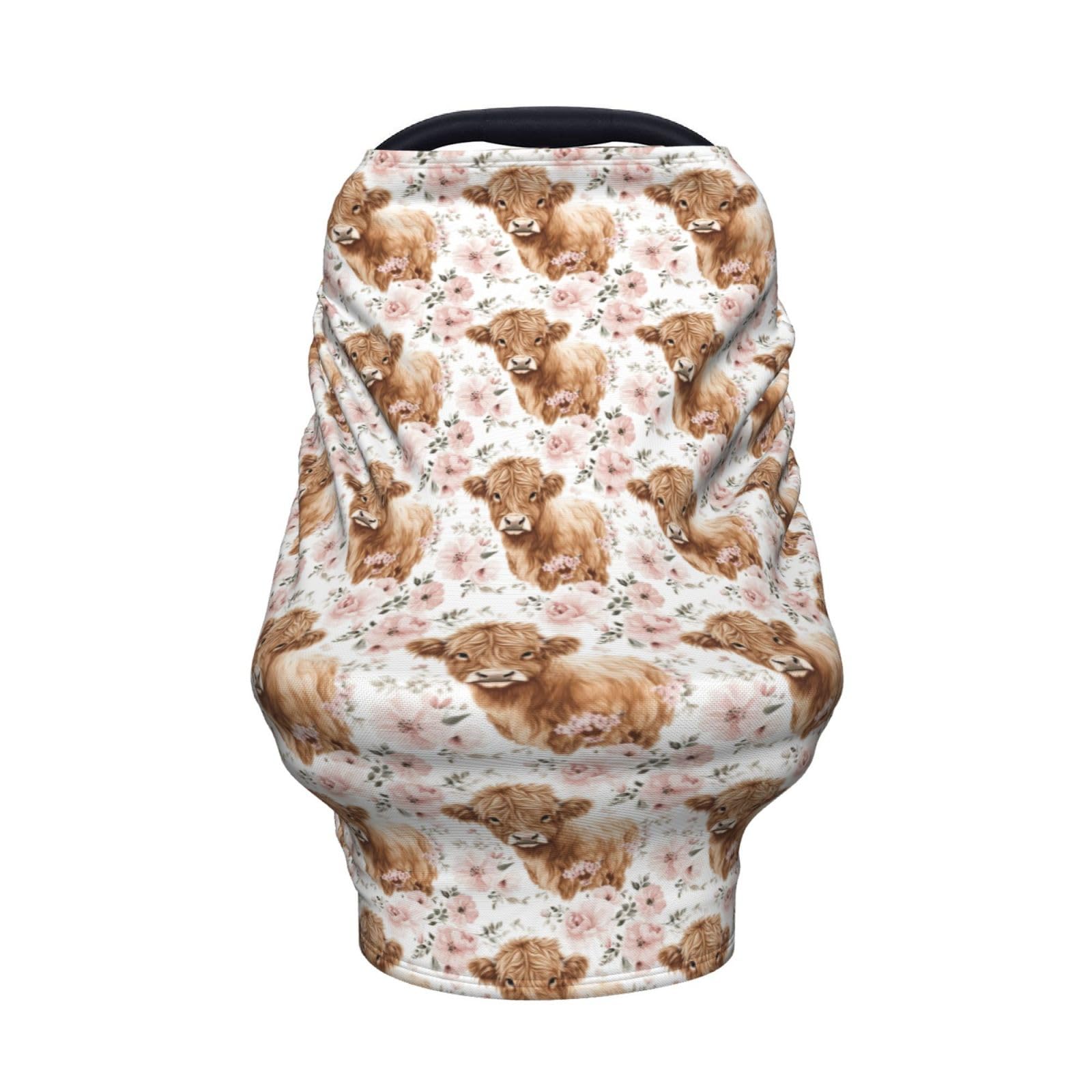 YUGUSNCH breastfeeding cover demonstrates soft material for discreet feeding.