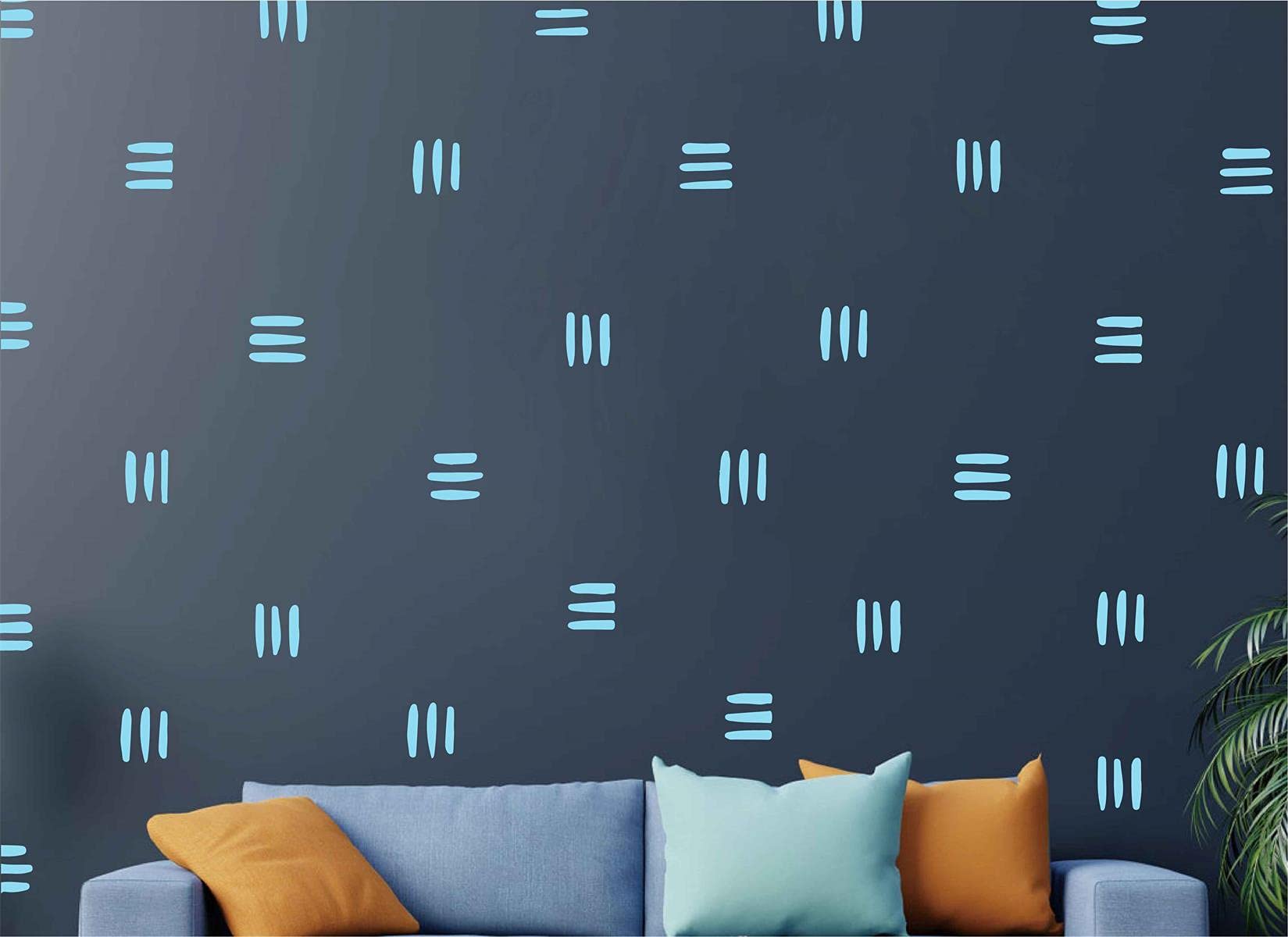 YUHASIDE removable wall stickers offer quick updates without wall damage.