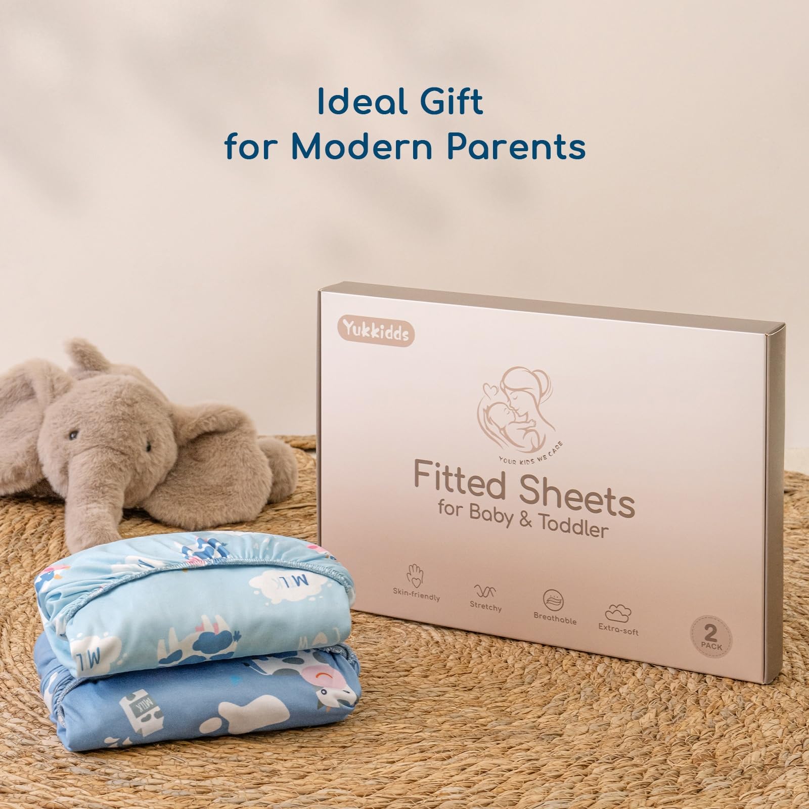 Yukkidds 360-degree elastic keeps sheets flat during sleep