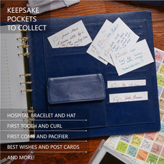 Yulka Crafts deep keepsake pocket—secure storage for hospital bracelet and mementos.