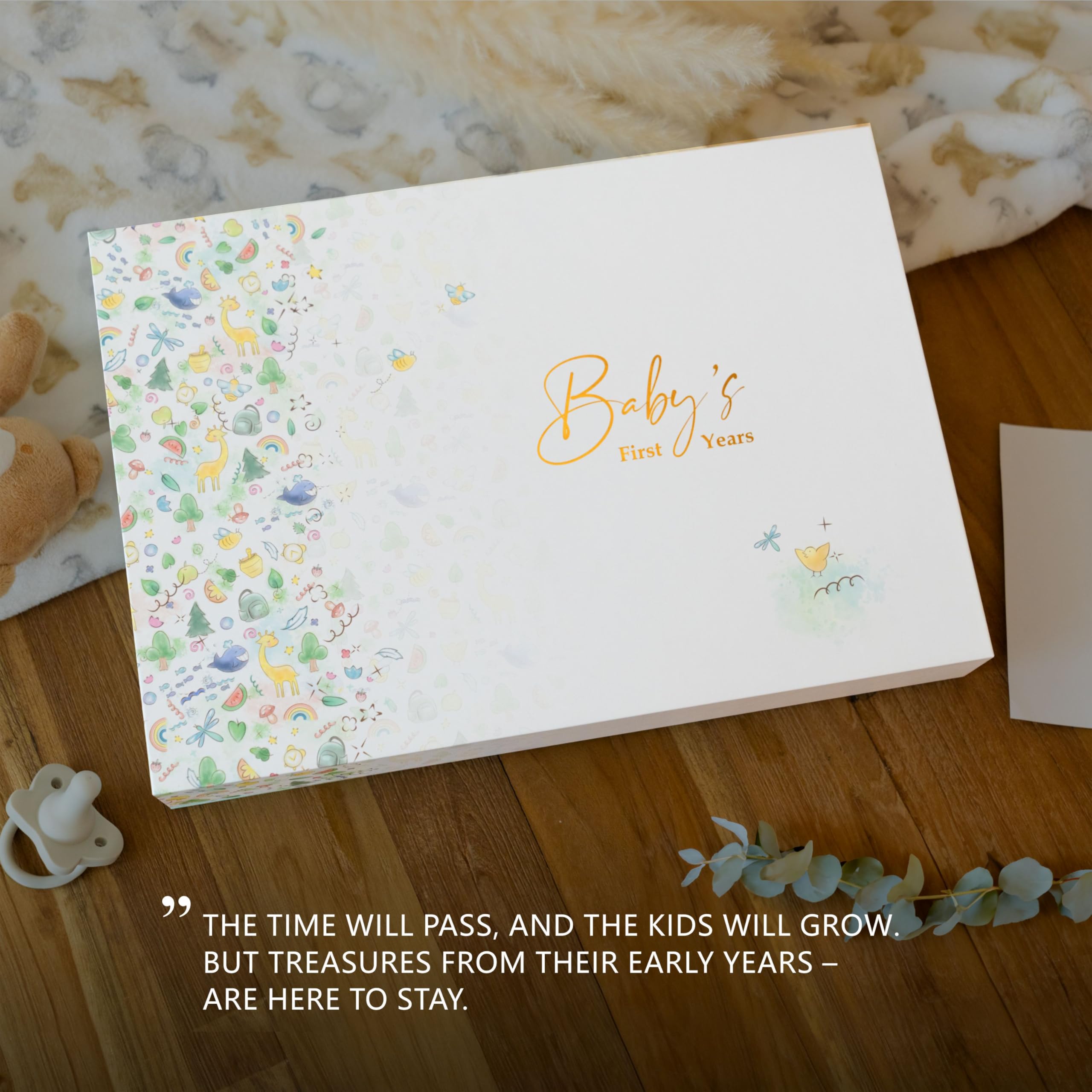 Yulka Crafts gender-neutral gift box suitable for any family or celebration.