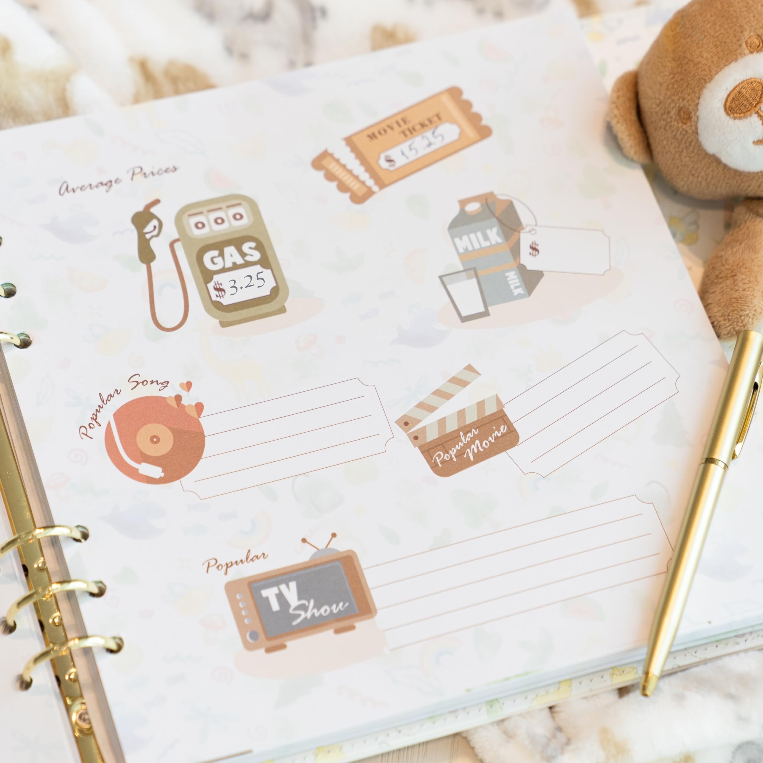 Yulka Crafts Keepsake 160 milestone stickers celebrate key moments
