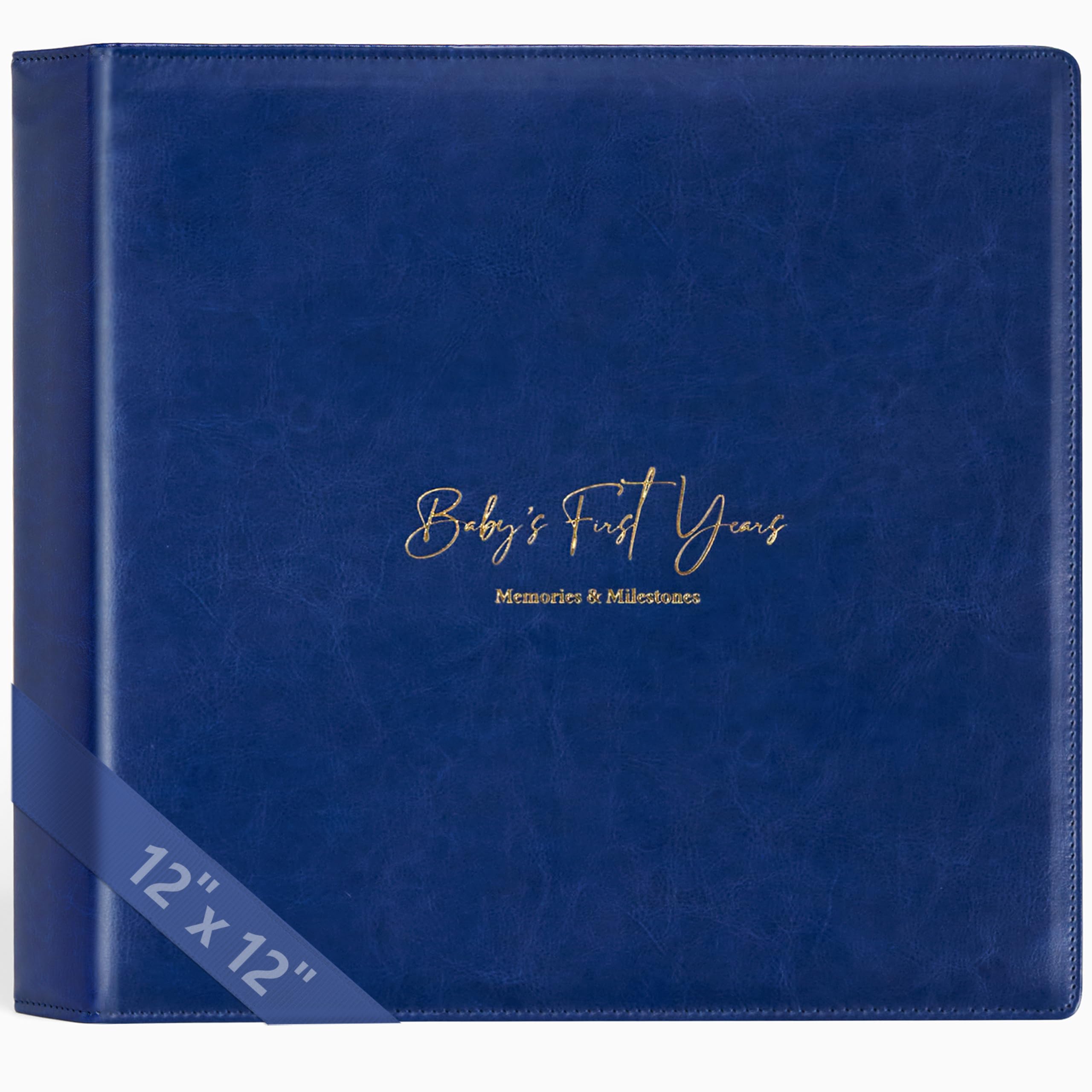 Yulka Crafts leather-bound memory book cover—durable keepsake for treasured memories.