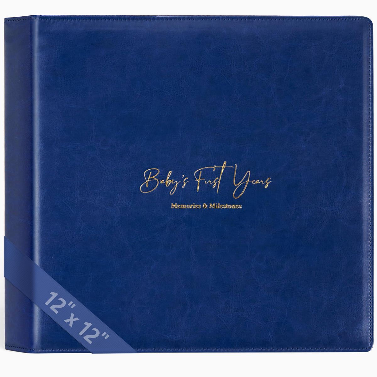 Yulka Crafts leather-bound memory book cover—durable keepsake for treasured memories.