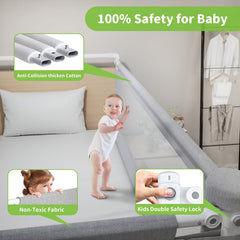 Yulongtengfei non-toxic materials and smooth edges for a child-friendly guard.