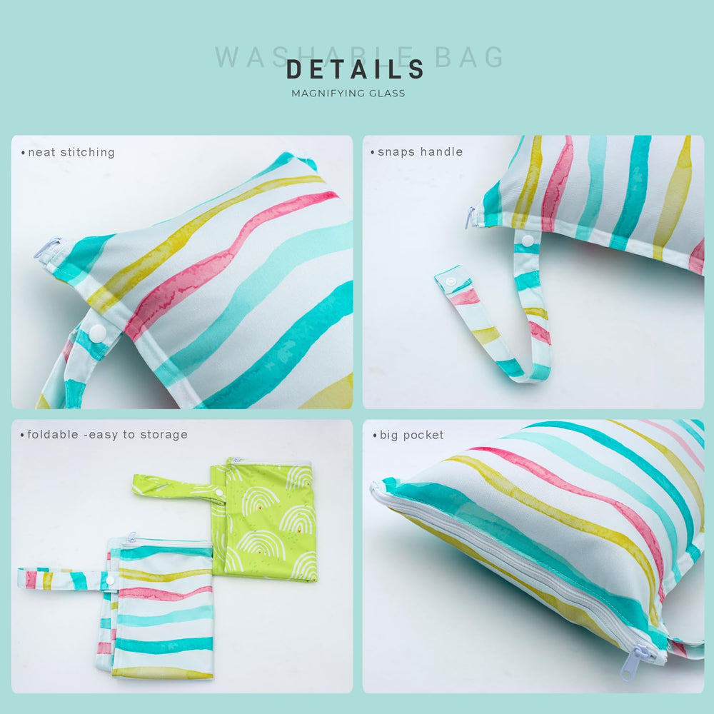 YULUONAPS bag with breathable waterproof lining for leak-free storage.