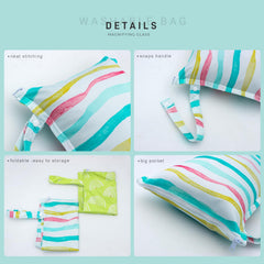 YULUONAPS bag with breathable waterproof lining for leak-free storage.