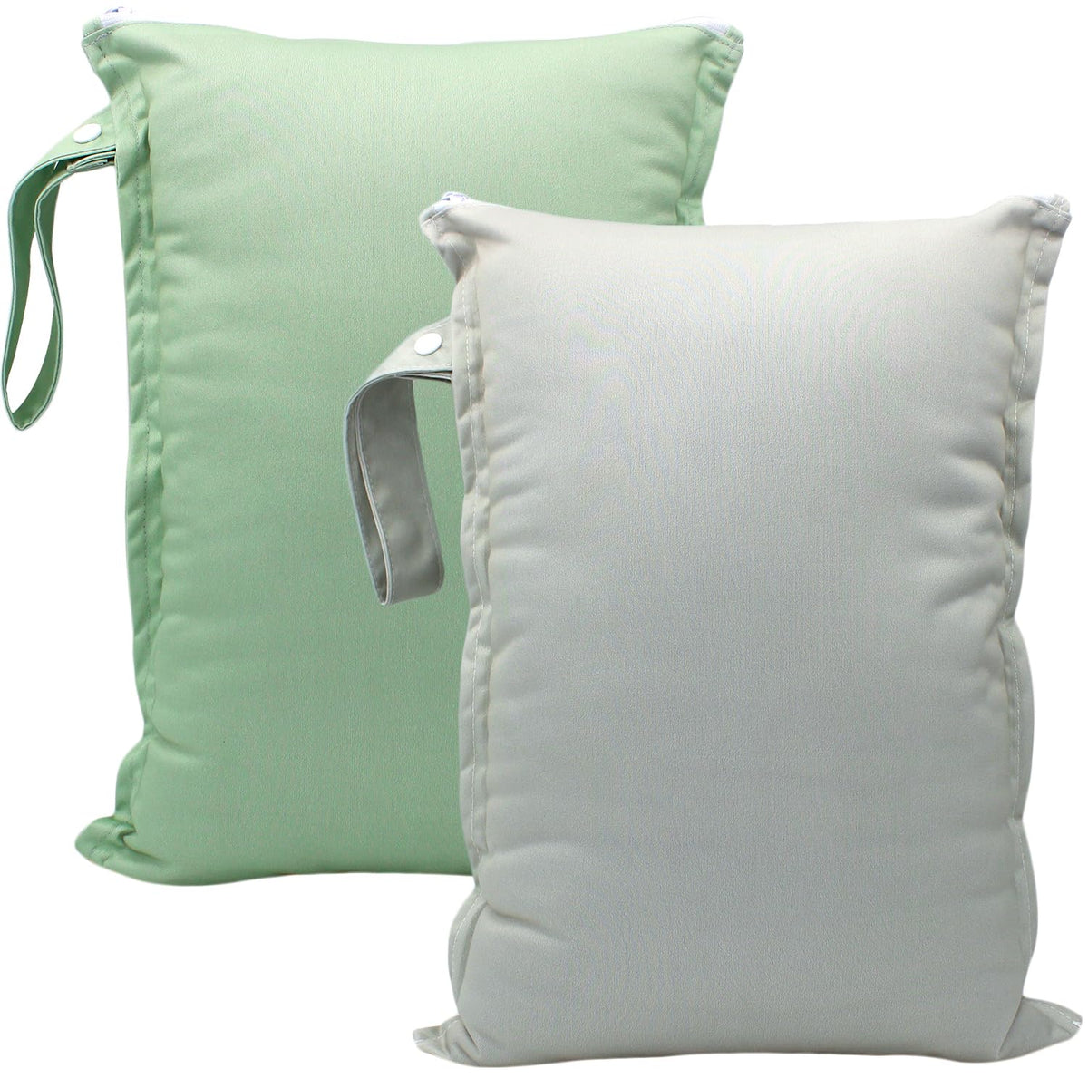 YULUONAPS wet bag 30x40cm grey green with leakproof interior for damp items.