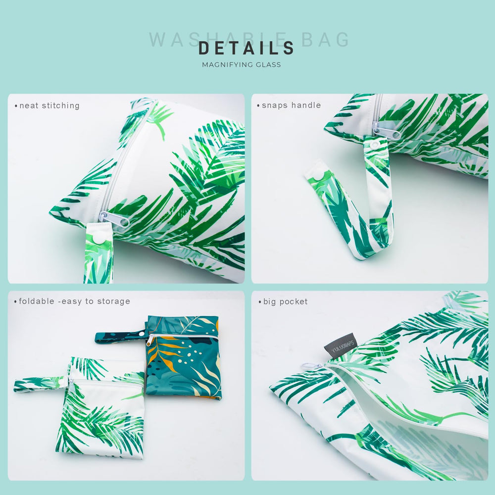 Versatile travel organizer and cosmetics pouch with YULUONAPS wet bag
