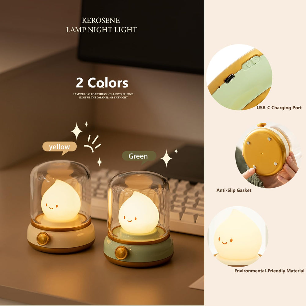 YumeGlint compact bedside and travel light