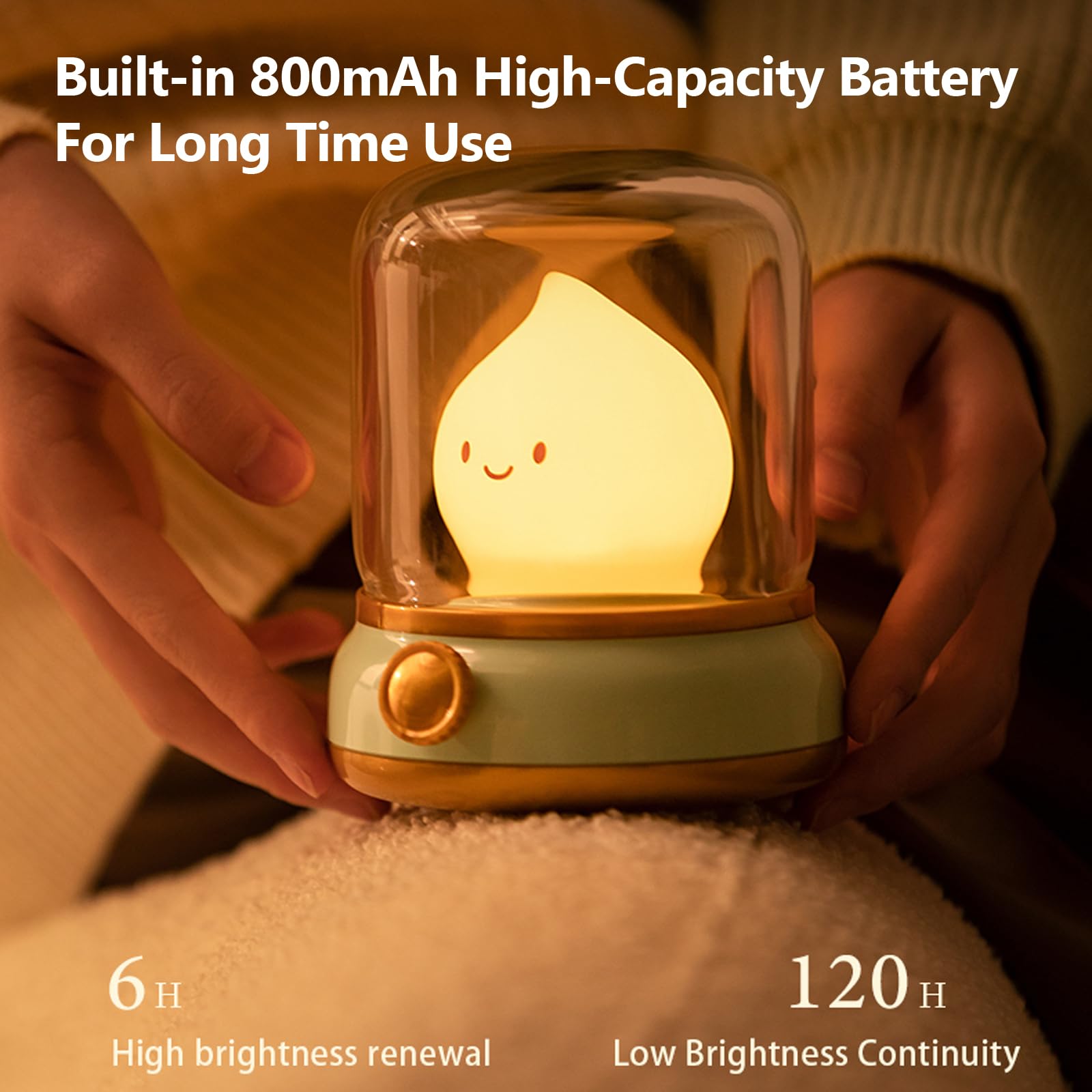 YumeGlint USB rechargeable lamp offers wireless convenience