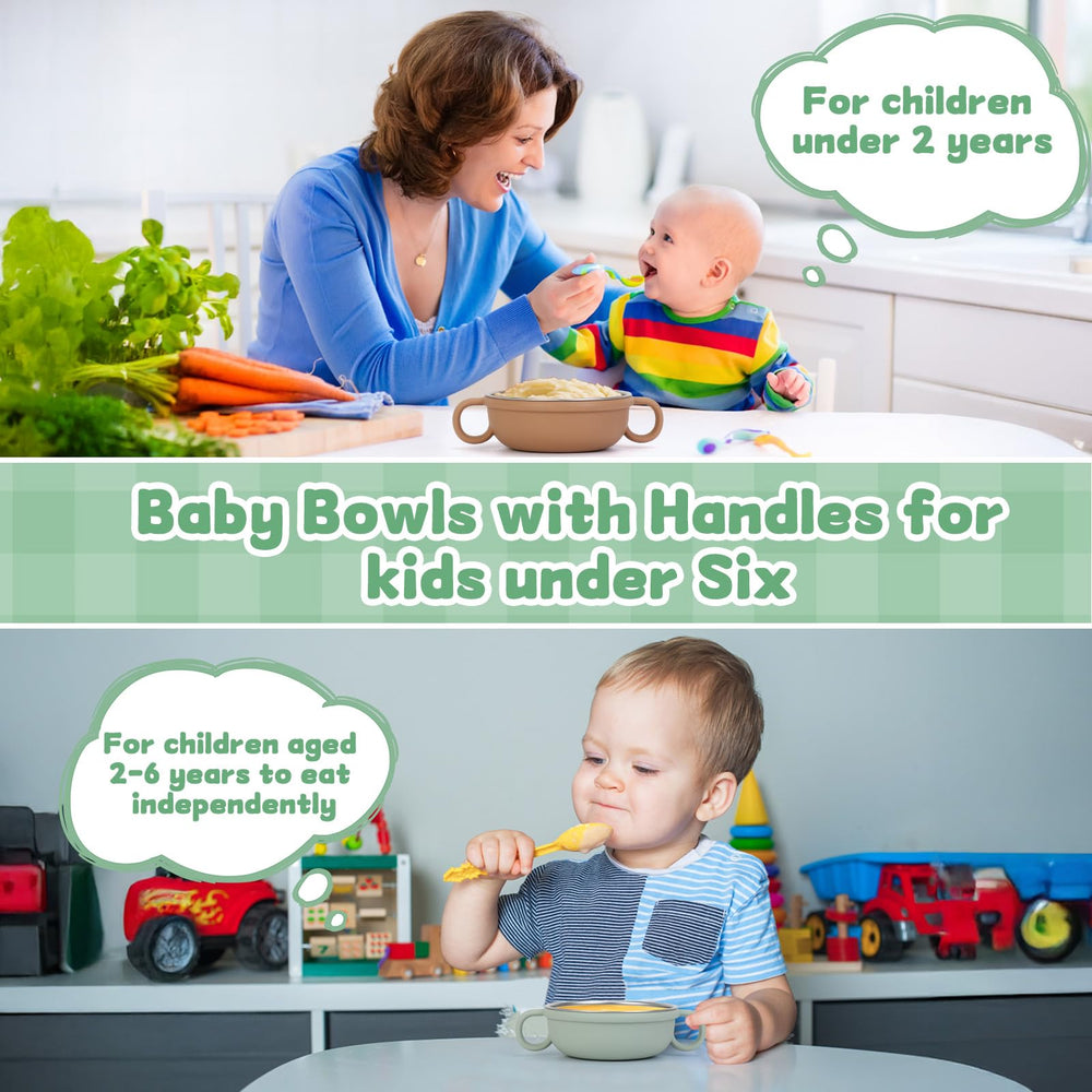 Yummy Sam silicone spoons and forks designed for gentle teething-friendly feeding.