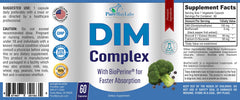 YUMMYVITE DIM broccoli extract ingredient note suggesting natural detox support.
