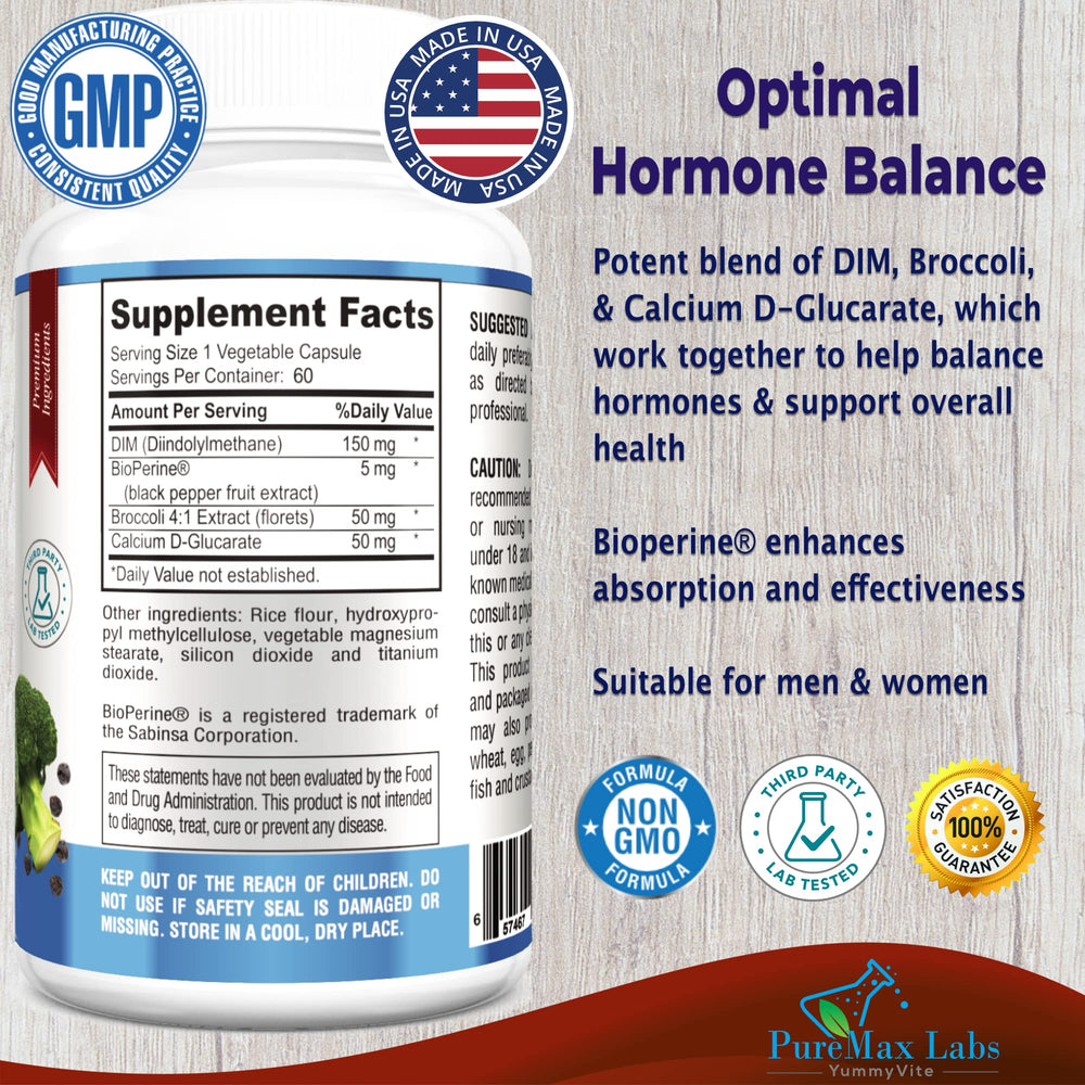 YUMMYVITE DIM capsules in hand for an easy daily wellness ritual.