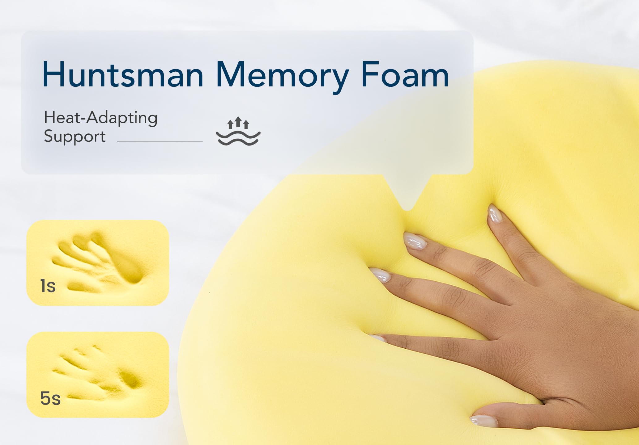 Travel-friendly maternity pillow for comfortable sleep on the go.