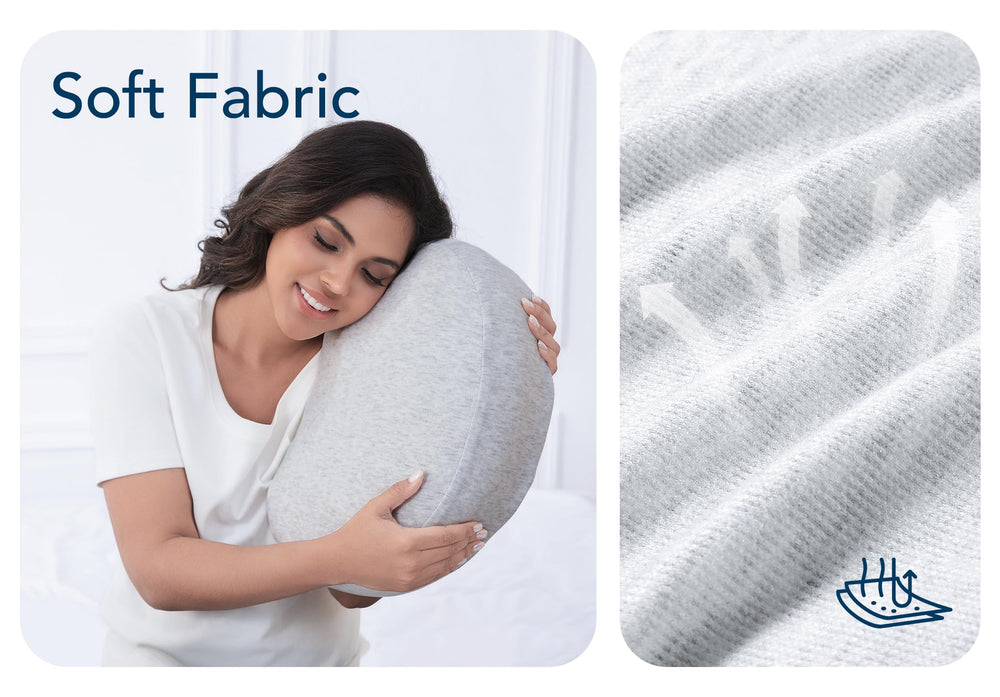 Yunari W-shaped ergonomic support for back, belly, and hips.
