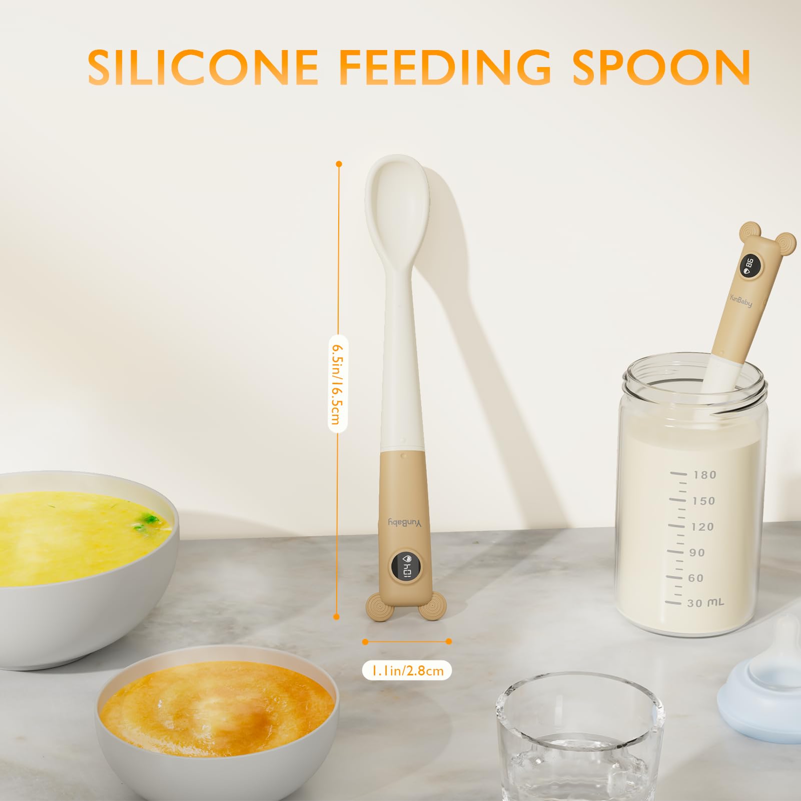 YunBaby all-stage feeding solution supports feeding from puree to milk