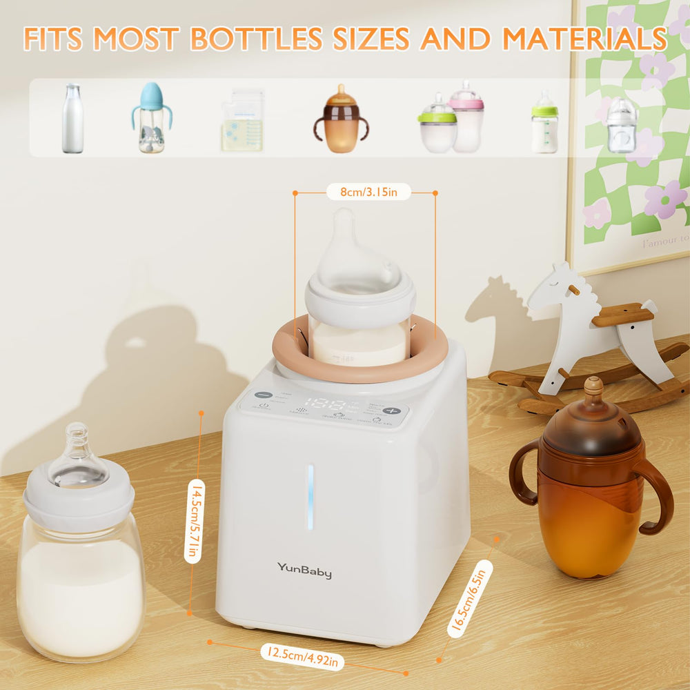 YunBaby Automatic Formula Shaker blends formula smoothly with adjustable times.