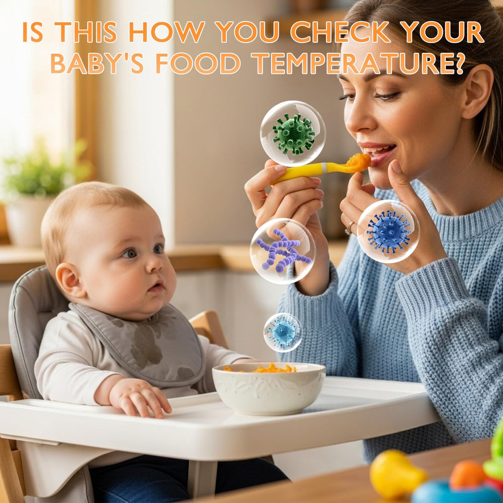 YunBaby temperature reading flash indicates high temperature safely
