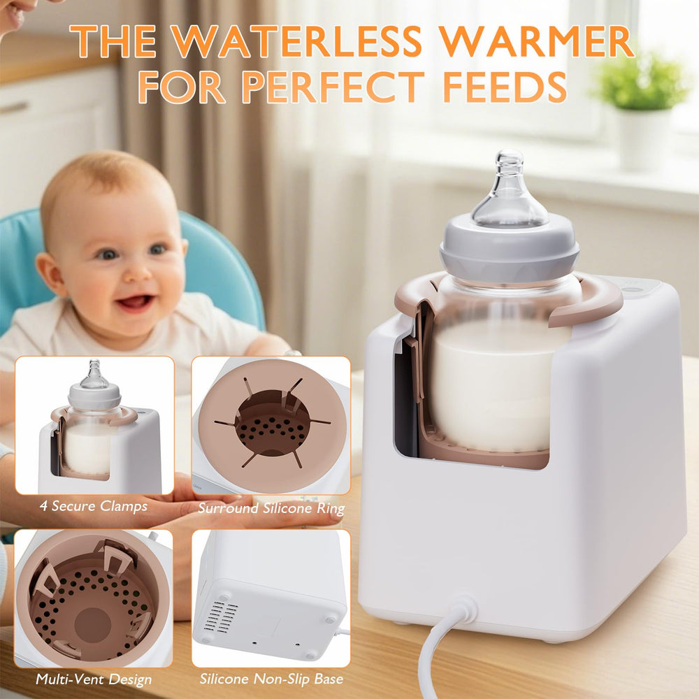 YunBaby Universal Fit works with most bottles and containers.