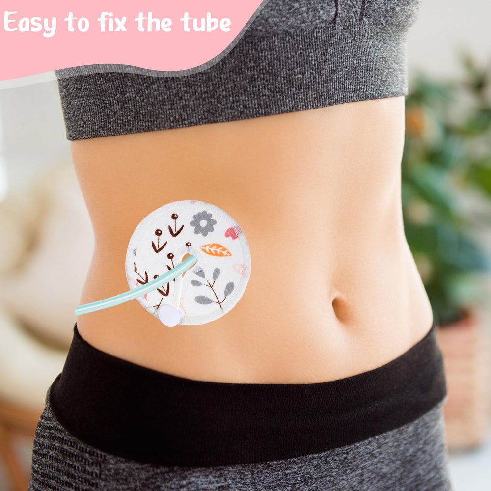 Yungyan soft cotton pads minimize irritation during tube feeding sessions.
