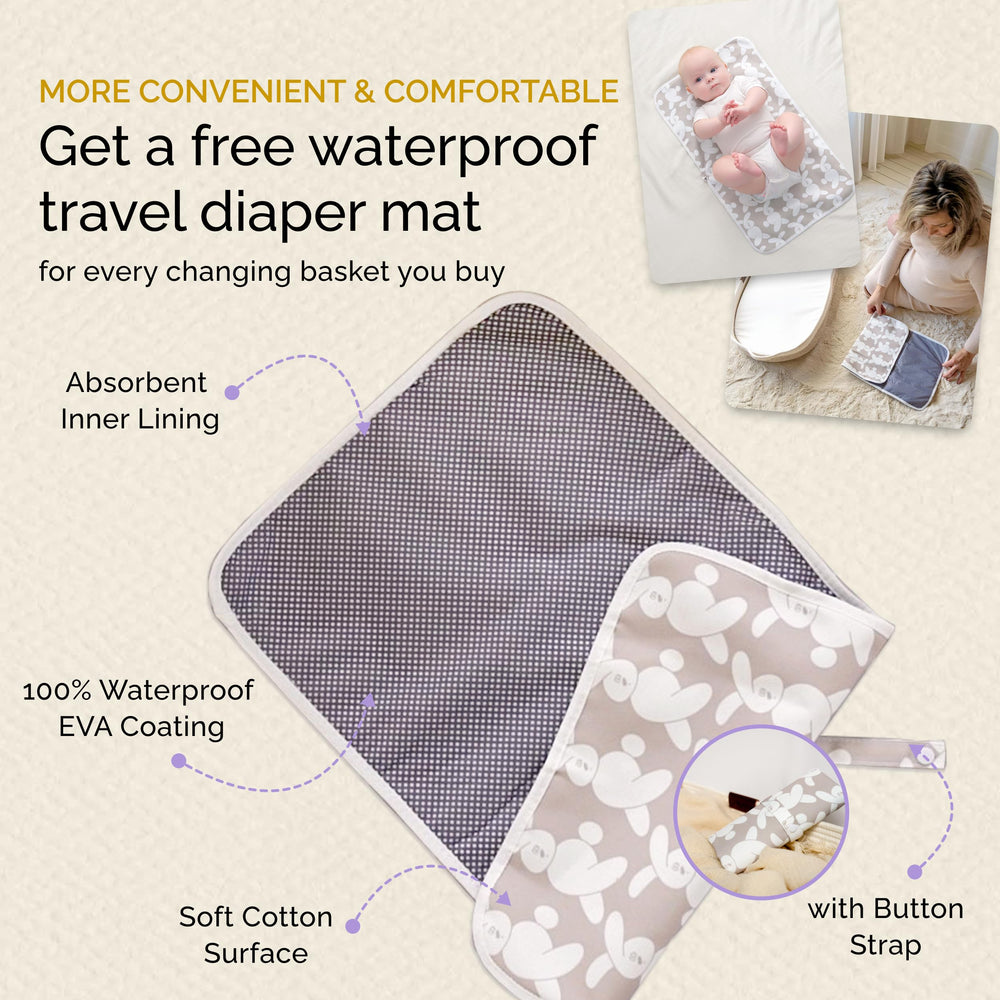 Yunioo bamboo fiber mattress cover provides a soft, eco-friendly surface.