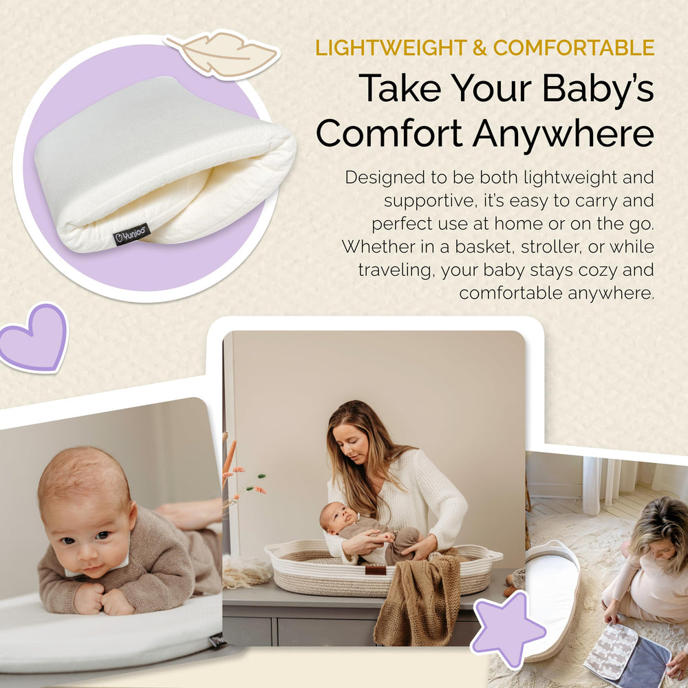 Fits Moses baskets and bassinets with Yunioo changing pad