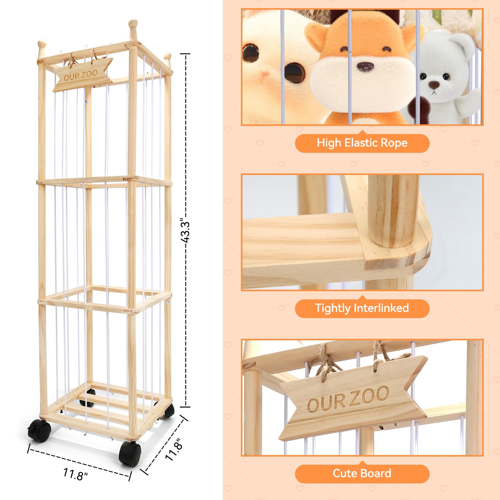 YunSheCSBS easy assembly storage rack with tool-free setup