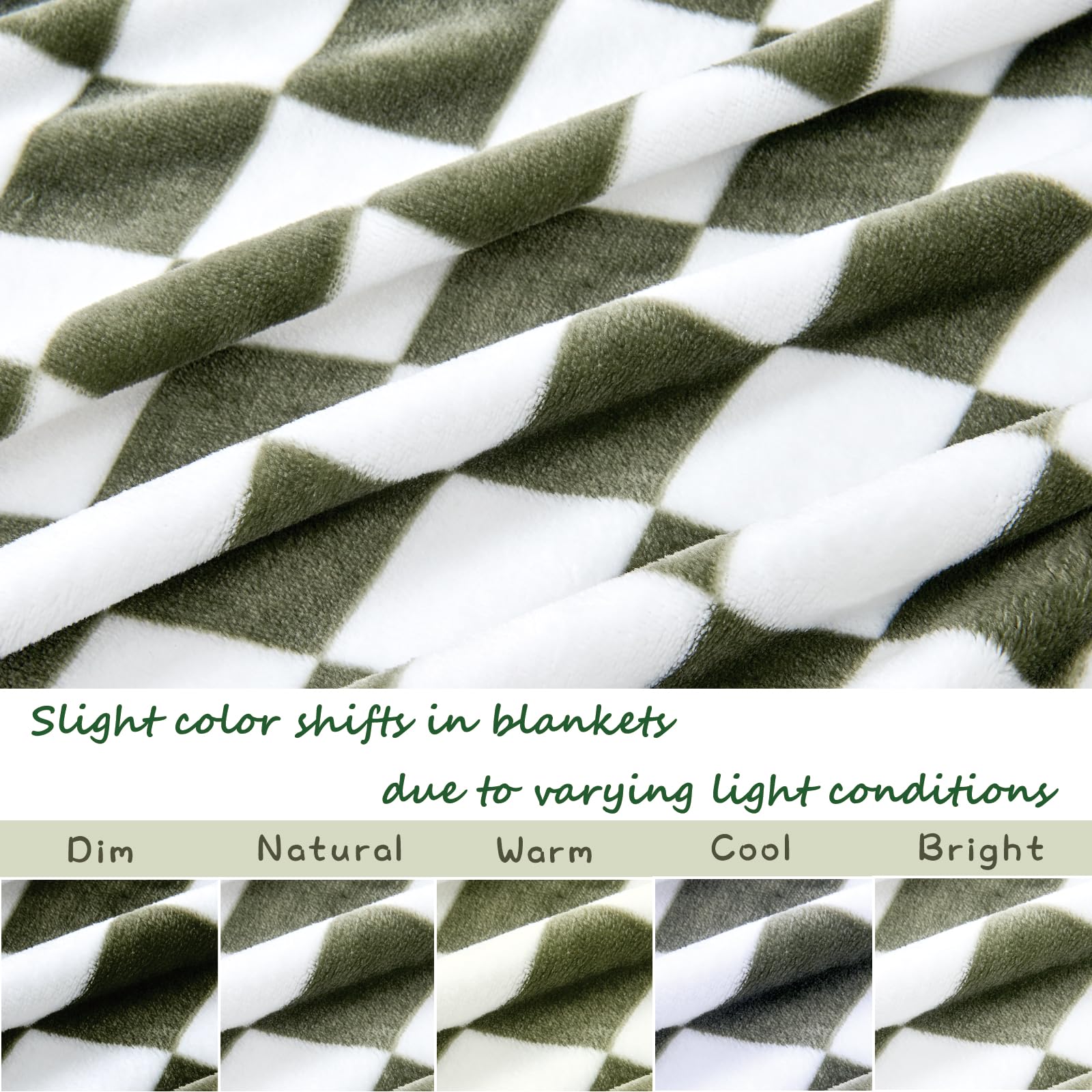 Yurhap checkered baby blanket in crib demonstrates stylish nursery accent
