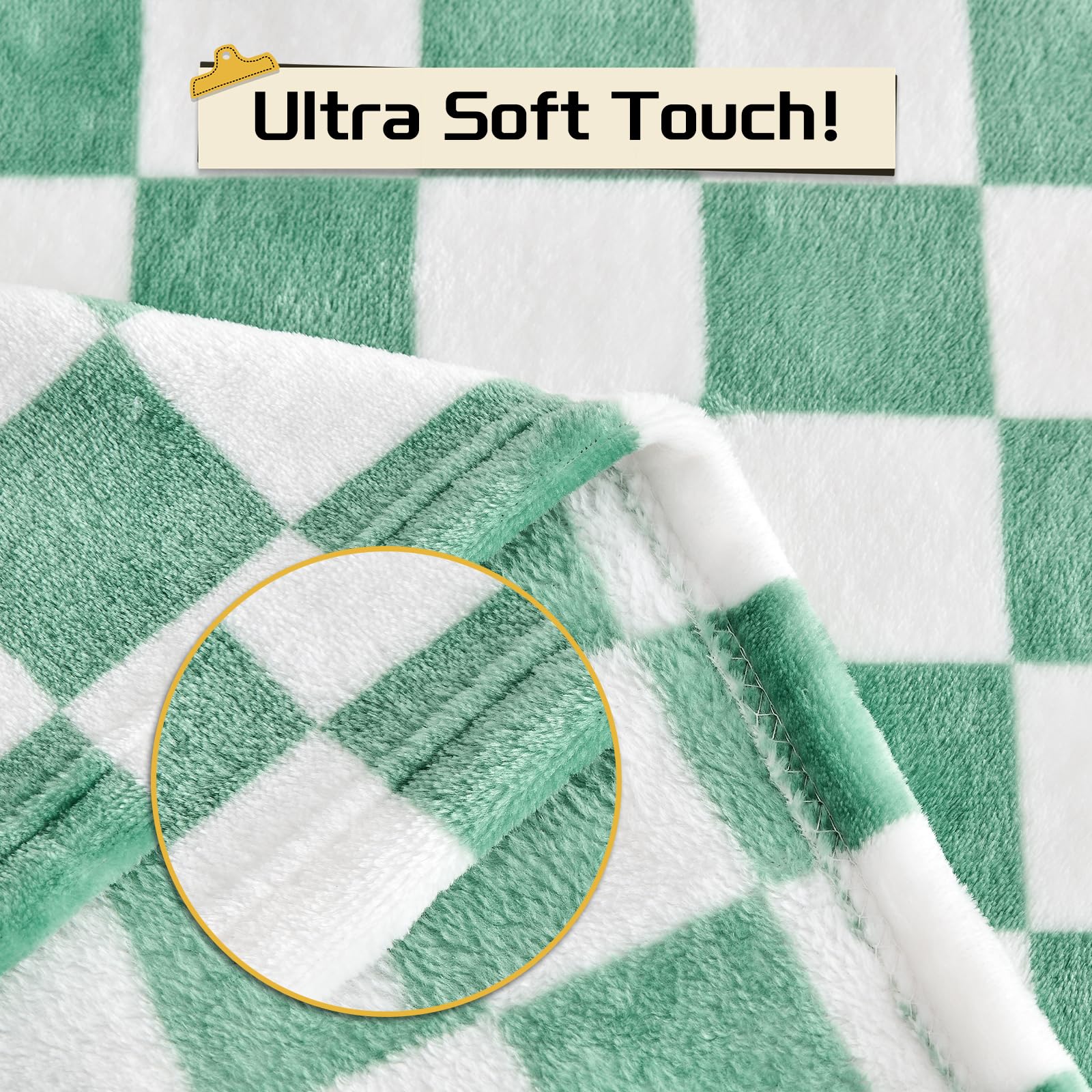 Yurhap checkered baby blanket gift-ready packaging appeals as a thoughtful present.